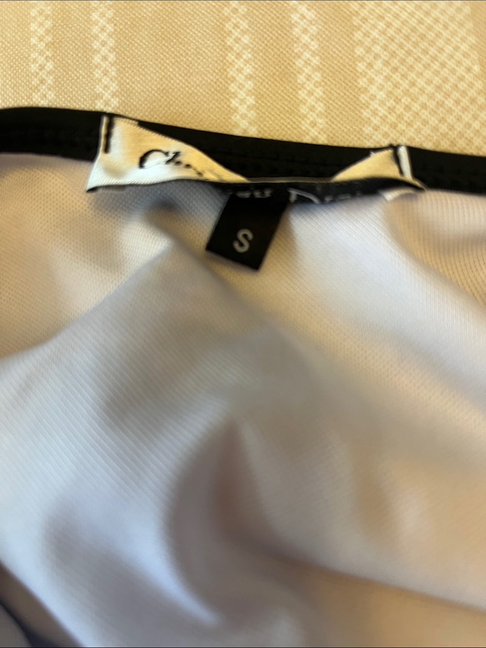 Christian Dior Blue and White Monogram V-Neck One-Piece Swimsuit size S - Picture 5 of 7